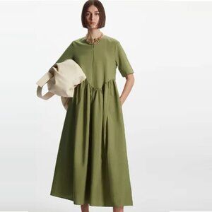 COS Oversized Asymmetric-Waist Dress